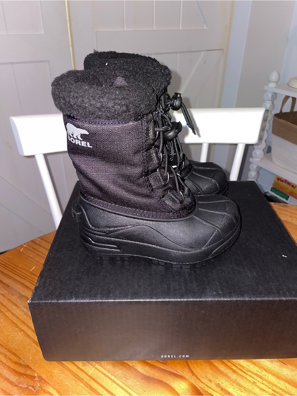 Sorel Cumberland Black Boots Toddler Waterproof Snow Boot SZ 9 NWB